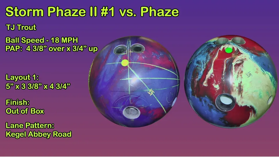 Storm Phaze 2 Bowling Ball Reaction Video Ball Review {vs} Storm Phaze