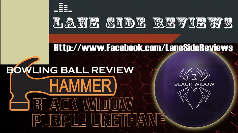 Hammer Black Widow Purple Urethane Bowling Ball Review By Lane Side Reviews