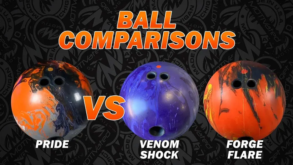 Ball Comparisons:  the Pride vs Venom Shock vs Forge Flare